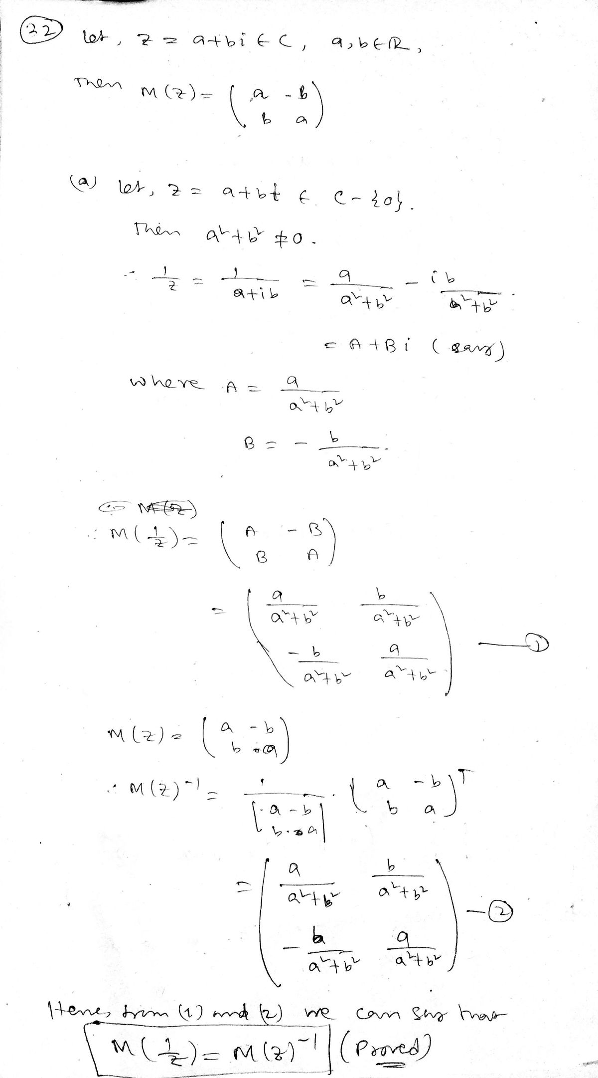 Advanced Math homework question answer, step 1, image 1